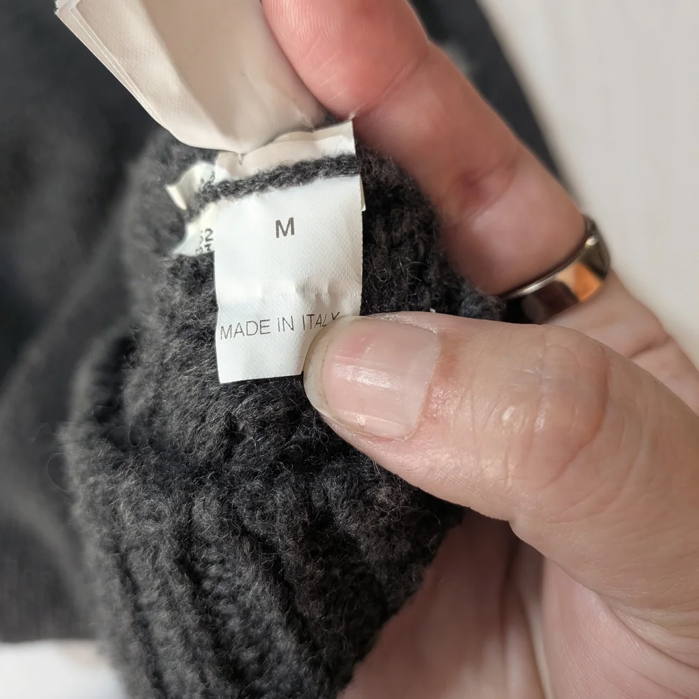 Brunello Cucinelli Long Button-Up Cardigan With Sequins In The Shoulders Size M - Picture 7 of 10